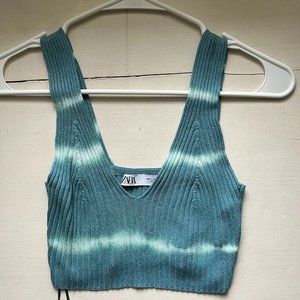 Zara Tie Dye Knit Tank Top
